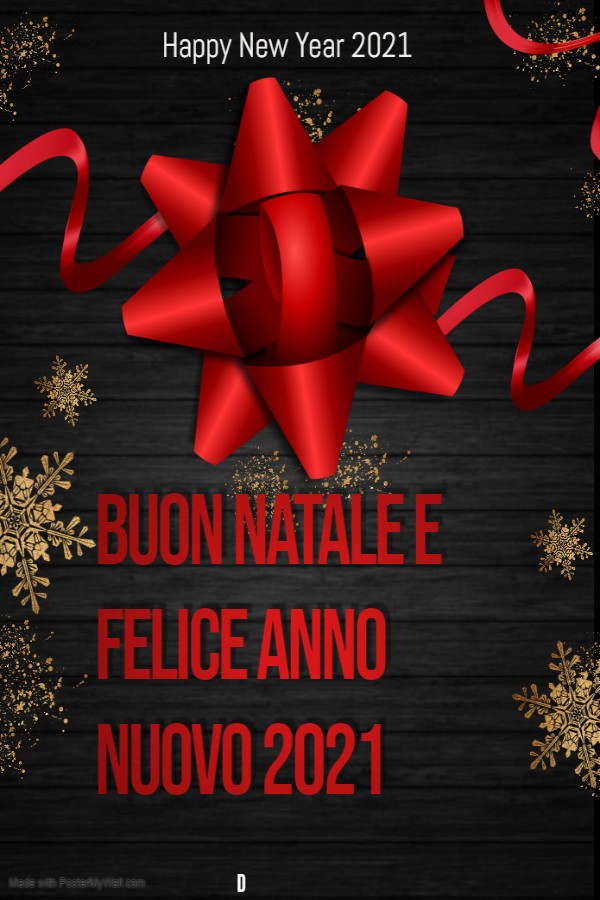 GIF Buon Natale e Felice Anno nuovo 2021